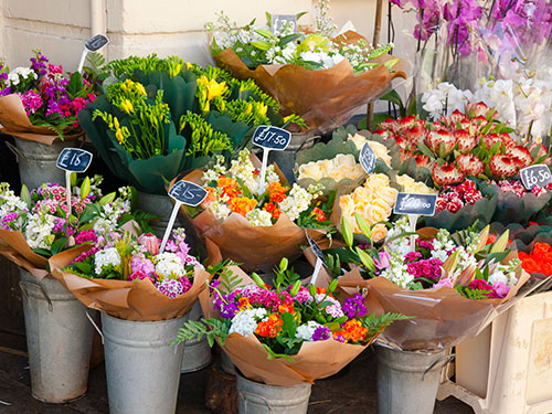 Bouquets de fleurs